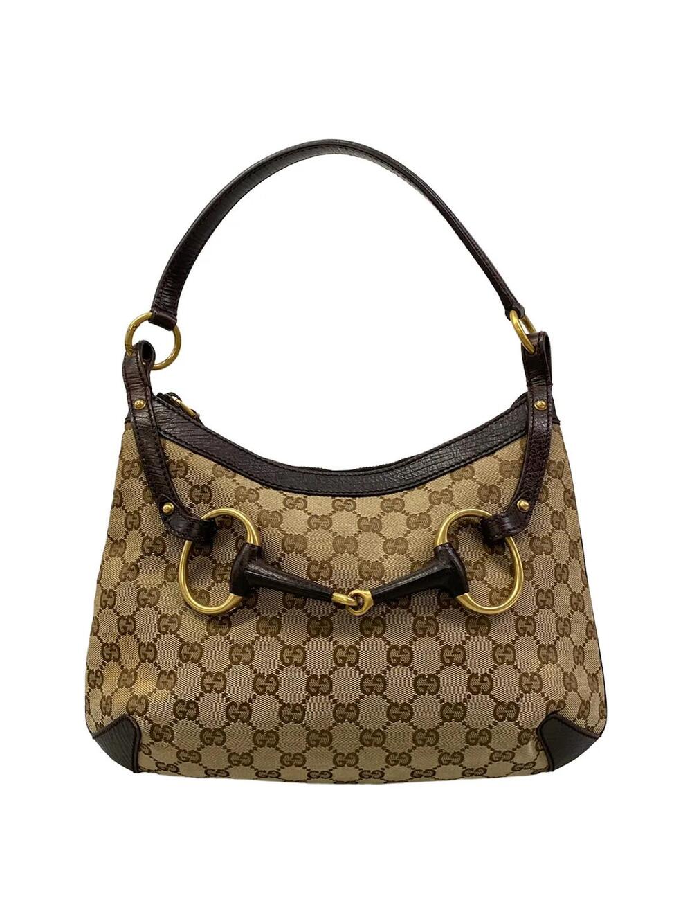 Gucci Horsebit/Gg Beige Dark Brown #367171G11B
